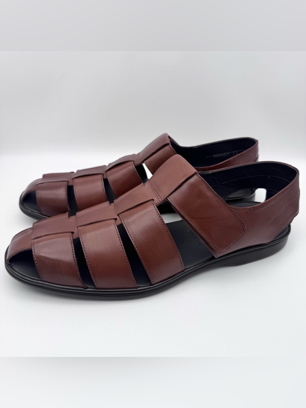 To Boot New York Adam Derrick Fisher Brown Leather Sandals Men's Size 13